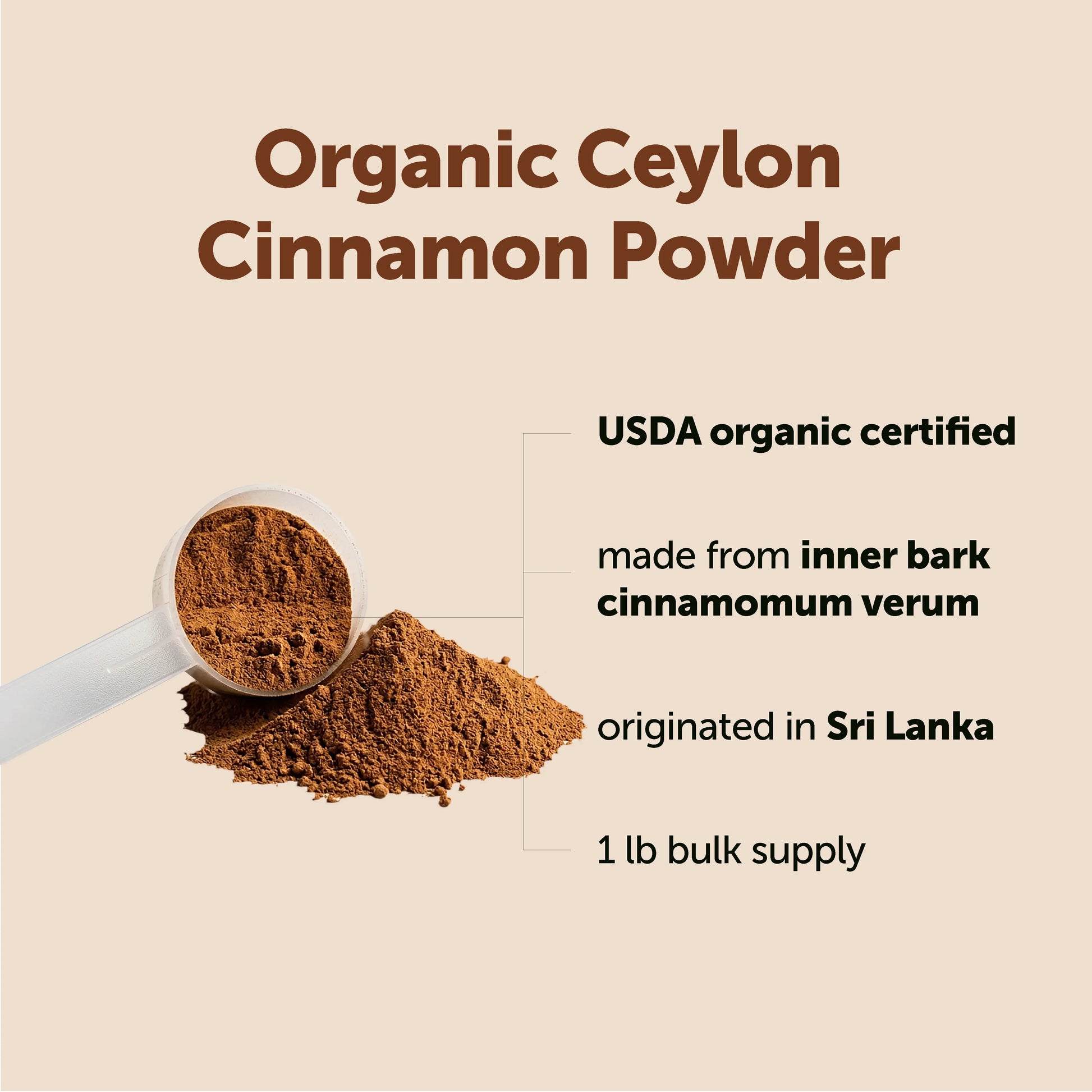 Organic Ceylon Cinnamon Powder